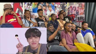 Africans show their friends (Newbies) Why BTS isn't BTS without all 7 members,“Love all Seven of Us”