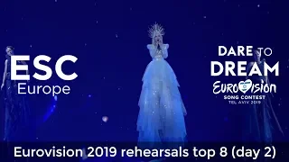 Eurovision 2019 - Rehearsals top 8 (day 2)