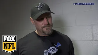 Dan Campbell after Lions' heartbreaking loss: 'I'll go to war with those guys any day' | NFL on FOX