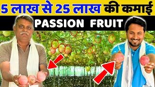 2024 की सबसे पहली और अनोखी खेती 🍈😱👌 Earn Money with American Passion Fruit || Indian Farmer