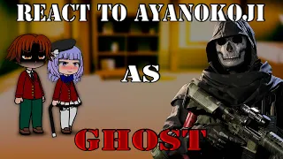 Classroom Of The Elite react to Ayanokoji as Ghost || COTE (RU | ENG)