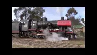 J class Steam Locos double heading on VGR: Australian Trains