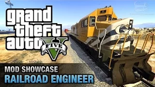 Grand theft auto 5 Обзор модов Raiload Engineer УПРАВЛЯЕМЫЙ ПОЕЗД