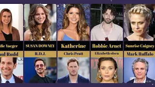 Real life partners of avengers cast.#mcu #marvel #rdj #chrisevans #chrishemsworth #elizabetholsen