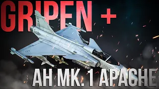 ВВС Британии первым респом — Apache + Gripen😤 | War Thunder