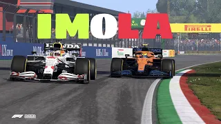 F1 2021 IMOLA RACE GAMEPLAY | 25% Race in Verstappen's Red Bull | NEW RED BULL WHITE SPECIAL LIVERY!