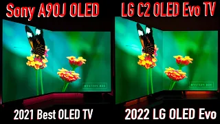 Can the LG C2 Compete with the BEST TV of 2021? | LG C2 OLED vs Sony A90J OLED
