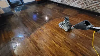 Best Floor Cleaning EVER Cleaning Super Dirty Hardwood Floors ➡️ The Results Were unbelievable!