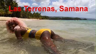 Afternoon with beautiful haitian sisters at Las Terrenas Eden Beach Club, Dominican Republic 4K