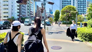 [JAPAN/TOKYO]Akabanebashi Tamachi walking scenery