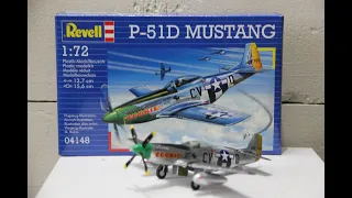 Revell P-51d Mustang 1/72 - Full Build