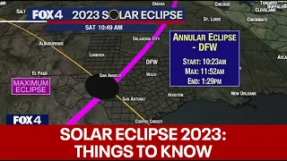 How to watch the 2023 solar eclipse in Dallas