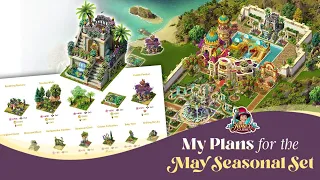 My Design Plans for the upcoming May Seasonal Set in June's Journey