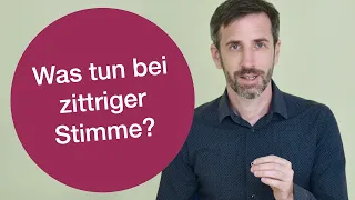 Zittrige Stimme bei Präsentationen? // 3 fundamentale Tipps die helfen