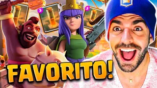 MEU DECK FAVORITO DE CORREDOR COM RAINHA ARQUEIRA NO CLASH ROYALE!