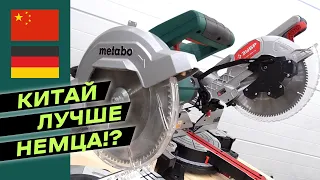 Сравнение торцовочных пил ЗУБР и Metabo! Дьявол в деталях!