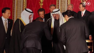 ¿Hizo una reverencia Donald Trump ante el Rey saudí?