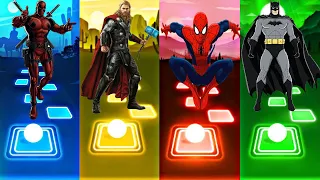 Telis Hop EDM Rush - Deadpool vs Thor vs Spider-Man vs Batman