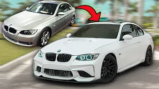 Building a CHEAP 335i BMW in 21 Minutes!! (COMPLETE TRANSFORMATION)