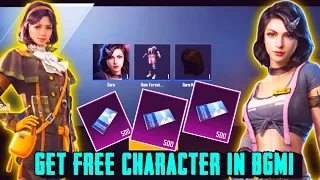 How To Get Free Character In BGMI/Pubg Mobile | Free Anna Character | Free Sara & Carlo Character