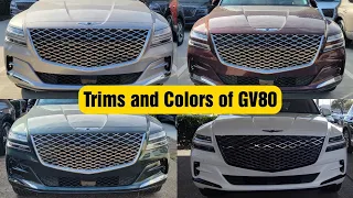 2021 Genesis GV80 - Trims and Colors, What is Your Favorite?