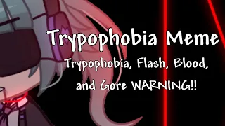 WARNING! FLASH, BLOOD, TRYPOPHOBIA(?), AND GORE | Roblox Piggy | Trypophobia Meme | Gacha Club