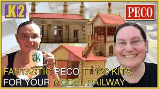 Fantastic Peco TT120 Buildings for your Model Railway