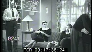 1940s Family Listening To Radio (Silent)