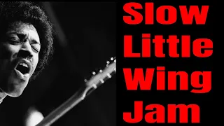 Slow Little Wing Jam Jimi Hendrix Style Guitar Backing Track (E Minor)
