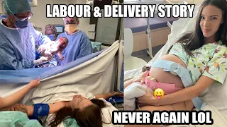 my failed VBAC. labour & delivery story (never doing this again!)