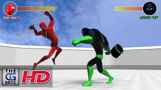 CGI 3D Animated Short: "Red Bolt Vs Green Fist"  - by Julian Coronado