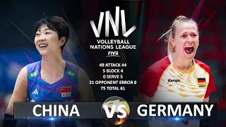 China vs Germany | Women's VNL 2023
