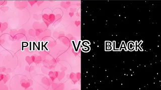 PINK🩷 VS BLACK🖤 CHALLENGE CHOOSE ONE || Dress👗, Heels👠, Nails💅, etc .