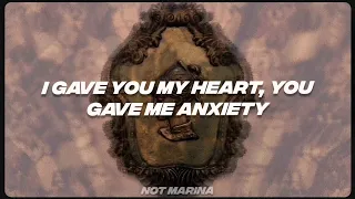 MARINA - I Love You But I Love Me More (Ft. Beach Bunny) [Lyrics]