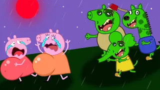 Zombie Apocalypse, Zombies Destroys At The House🧟‍♀️🧟‍♂️ | Peppa Pig Funny Animation