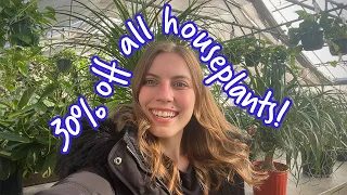 Plant Shop with Me! All Houseplants 30% Off
