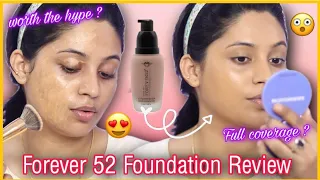 Forever52 Ultra Definition Liquid Foundation Review💁worth the hype?full coverage?#supermakeupstyle