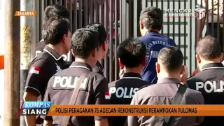 Rekonstruksi Pulomas Hadirkan Pelaku Perampokan dan 4 Korban