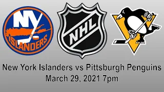 New York Islanders vs Pittsburgh Penguins Live NHL Play by Play Reaction + Chat