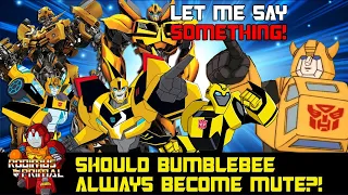 Should Bumblebee always lose his voice?