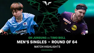 Oh Junsung vs Timo Boll | MS R64 | Saudi Smash 2024