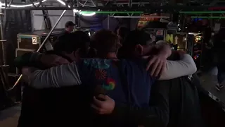 Coldplay's last group hug of the AHFOD tour - Final show