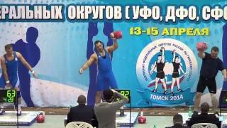 Ivan Denisov snatch 32 kg kettlebell 194 reps in semifinal Russian championship