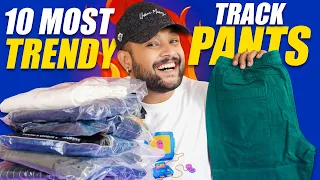 TOP 10 Best Track Pants for Every Men 🔥 Baggy Cargo Pants Haul 2024 | Powerlook, HRX | ONE CHANCE