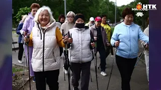 Флешмоб по скандинавской ходьбе среди граждан пожилого возраста охватит более 300 жителей республики