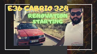 BMW E36 328i Cabrio Project | E36 Renk değişimi nasıl yapıldı | Part1