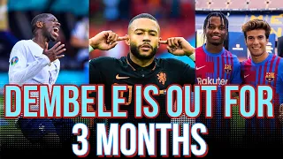 Dembele is OUT FOR 2-3 MONTHS: Laporta Praises Riqui Puig | Memphis Depay’s Performance