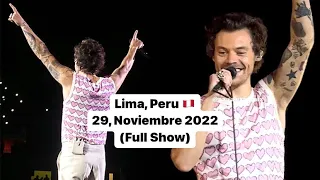 Harry Styles - Show Completo || Lima, Perú || 4K2060p60 || 29 Noviembre, 2022