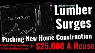 lumber Price hyperinflation Pushes The Cost Of New Home Construction Up $25,000, Home Prices Surge!