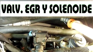 Como probar valvula EGR y solenoide de vacio